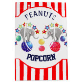 Circus Thema Olifant Verjaardagsfeestje Medium Cadeauzakje (Voorkant)