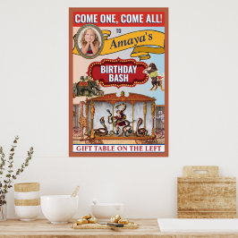 Circus Thema Schuimboard Welkom Bord Poster