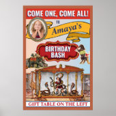 Circus Thema Schuimboard Welkom Bord Poster (Voorkant)