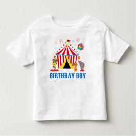 Circus Thema Verjaardagsjongen Carnaval Party Shir Kinder Shirts