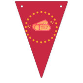 Circus thema welkom Baby shower Vlaggetjes (Eerste vlag)