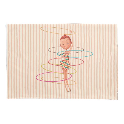 Circus Theme Bedroom Nursery Decor Kinder Kussensloop (Voorkant)