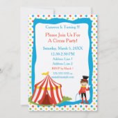 Circus Theme | Circus Tent | Circus Party Kaart (Voorkant)