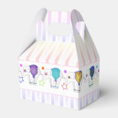 Circus Theme Elephant Girl Birthday Party Bedankdoosjes (Achterkant)