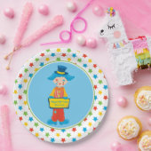 Circus Theme | Kind | Gepersonaliseerd Papieren Bordje (Feest)