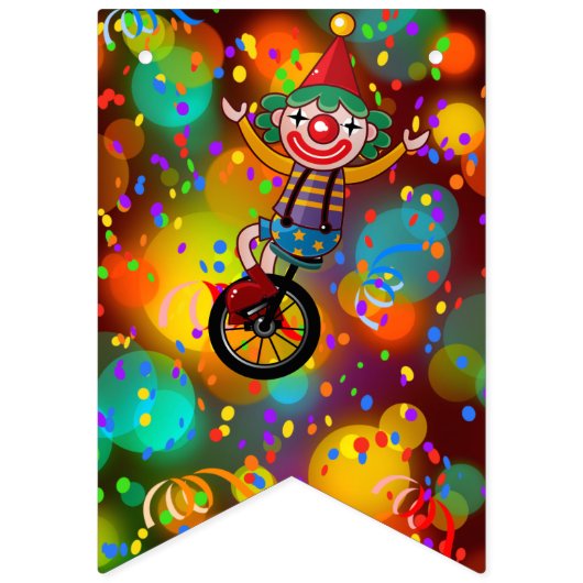 Circus Theme Party Pennant Banner (Tweede vlag)