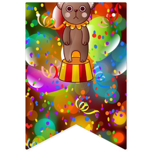 Circus Theme Party Pennant Banner (Derde vlag)