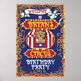 Circus Theme Poster