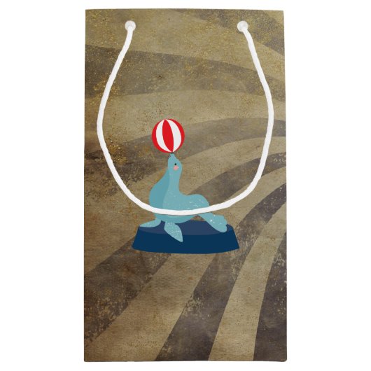  Circus Thmed Birthday Party Klein Cadeauzakje (Achterkant)