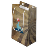  Circus Thmed Birthday Party Klein Cadeauzakje (Achterkant Gekanteld)