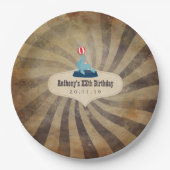  Circus Thmed Birthday Party Papieren Bordje (Voorkant)