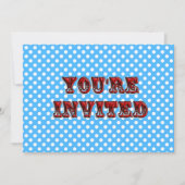 Circus Ticket Invitation Kaart (Voorkant)