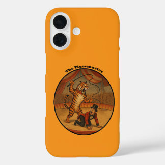 Circus Tier zweept zijn Ringmaster URM iPhone 16 Hoesje