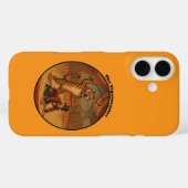 Circus Tier zweept zijn Ringmaster URM Case-Mate iPhone Case (Achterkant (horizontaal))