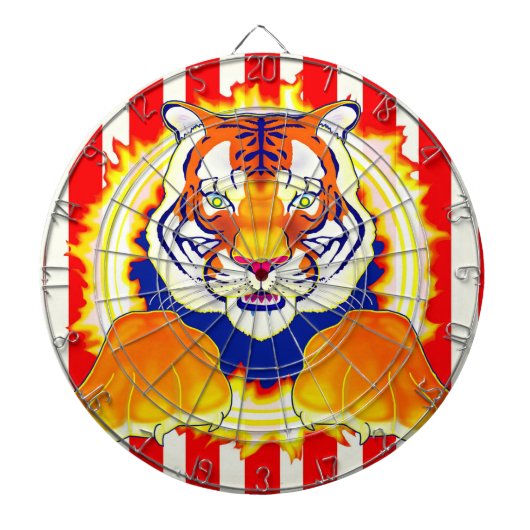 Circus Tiger dartboard game Dartbord (Voorkant)