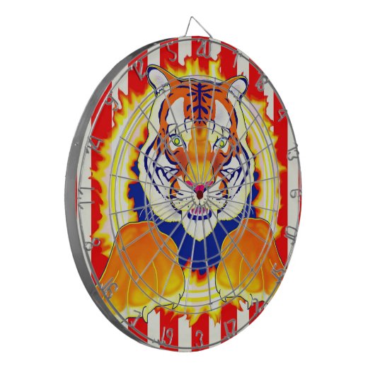 Circus Tiger dartboard game Dartbord (Voorkant Links)