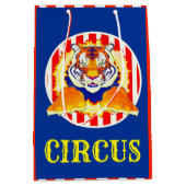 Circus Tiger gift Medium Cadeauzakje (Voorkant)