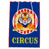 Circus Tiger gift Medium Cadeauzakje (Achterkant)