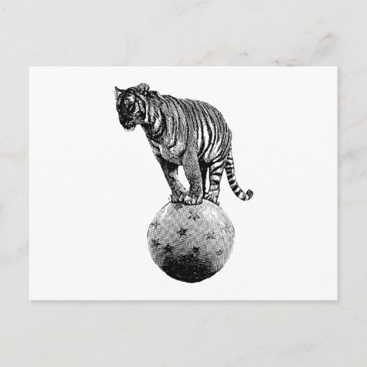  Circus Tiger Gifts Briefkaart (Voorkant)