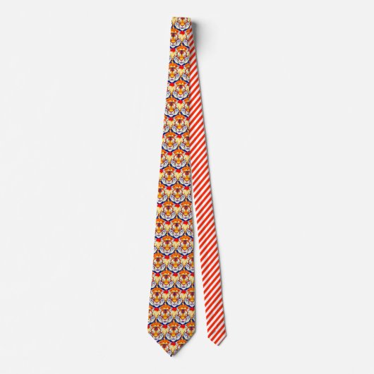 Circus Tiger necktie Stropdas (Voorkant)