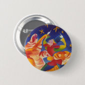Circus Tigers Ronde Button 5,7 Cm (Voorkant /achterkant)