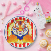 Circus Tijger papier bord (Feest)