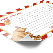 Circus Time Capsule Kaart voor Verjaardag of Baby Foto Afdruk (Hoek)