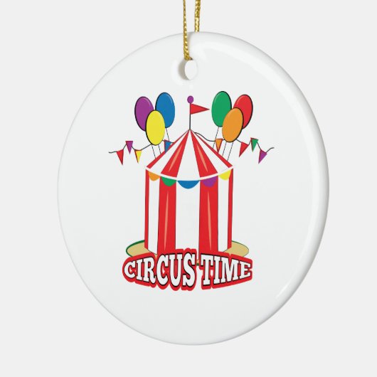 Circus Time Keramisch Ornament (Links)