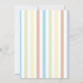 Circus Train Invitation Kaart (Achterkant)