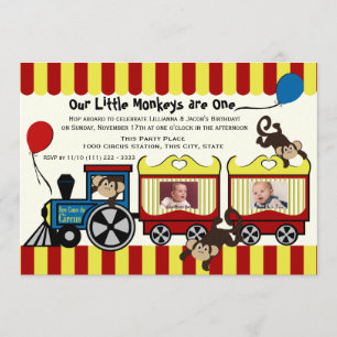 Circus Train Twin Foto Kaart