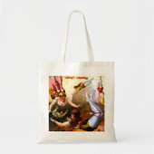 Circus Trapeze Act Poster Wall Art AddText Tote Bag (Voorkant)