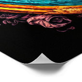 Circus Trapeze Artisten Performer Cirque Vaudevill Poster (Hoek)