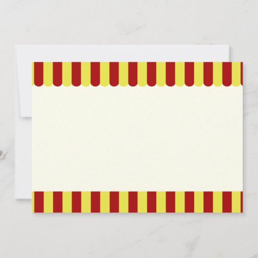 Circus trein foto kaart (Achterkant)