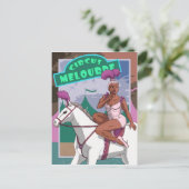 Circus Trick Rider Briefkaart (Staand voorkant)
