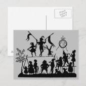 Circus Troupe Briefkaart (Voorkant / Achterkant)