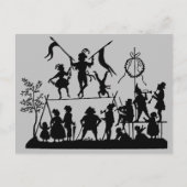 Circus Troupe Briefkaart (Voorkant)