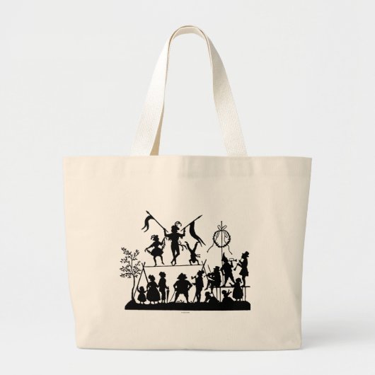 Circus Troupe Grote Tote Bag (Voorkant)