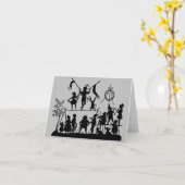 Circus Troupe Kaart (Gele Bloem)