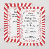  Circus Uitnodiging (Voorkant / Achterkant)