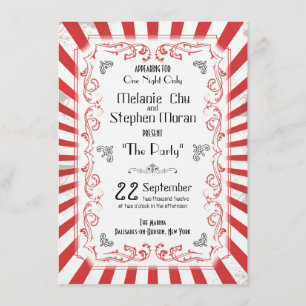Circus Uitnodiging