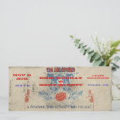 Circus Uitnodiging (Staand voorkant)