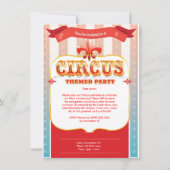 Circus Uitnodiging (Voorkant)