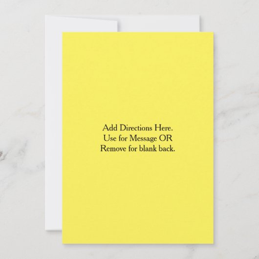 Circus Uitnodiging 2 (Achterkant)