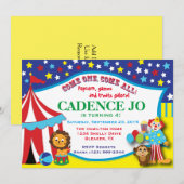 Circus Uitnodiging 2 (Voorkant / Achterkant)