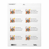 Circus-uitvoerders Etiket (Full Sheet)