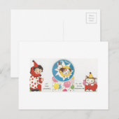  Circus Valentijn Feestdagenkaart (Voorkant / Achterkant)