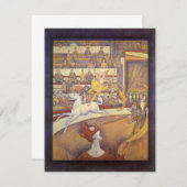 Circus van Georges Seurat,  Pointillism Art (Voorkant / Achterkant)