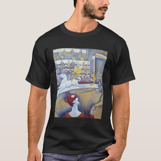 Circus van Georges Seurat T-shirt (Voorkant)
