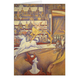 Circus van Georges Seurat, Vintage Pointillisme Ku