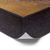 Circus van Georges Seurat, Vintage Pointillisme Ku Poster (Hoek)